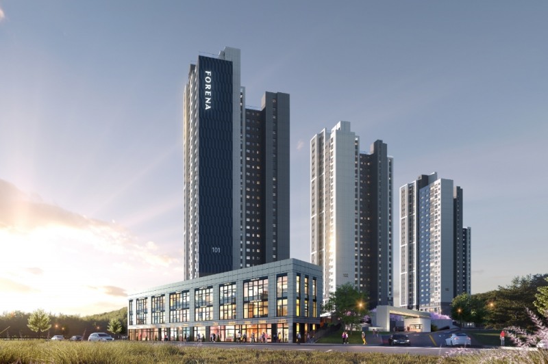 한화 포레나 안산고잔 투시도.(사진=한화건설)