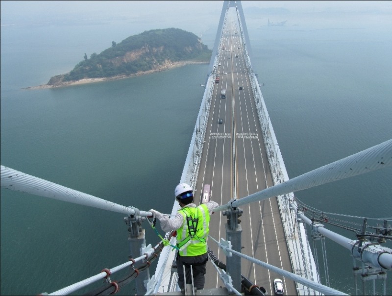 전사적 위험성 평가-교량 안전점검 전경.(사진=국토안전관리원)
