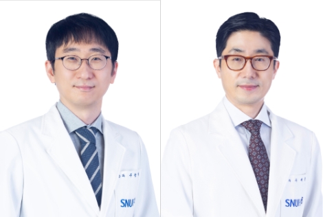(좌측부터) 분당서울대병원 안과 주광식 교수, 우세준 교수. 사진=분당서울대병원
