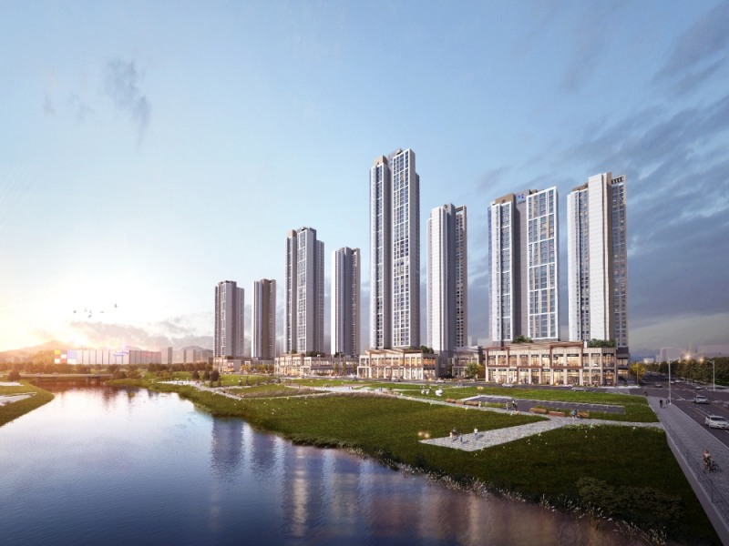 유보라 더 크레스트 투시도.(사진=반도건설)