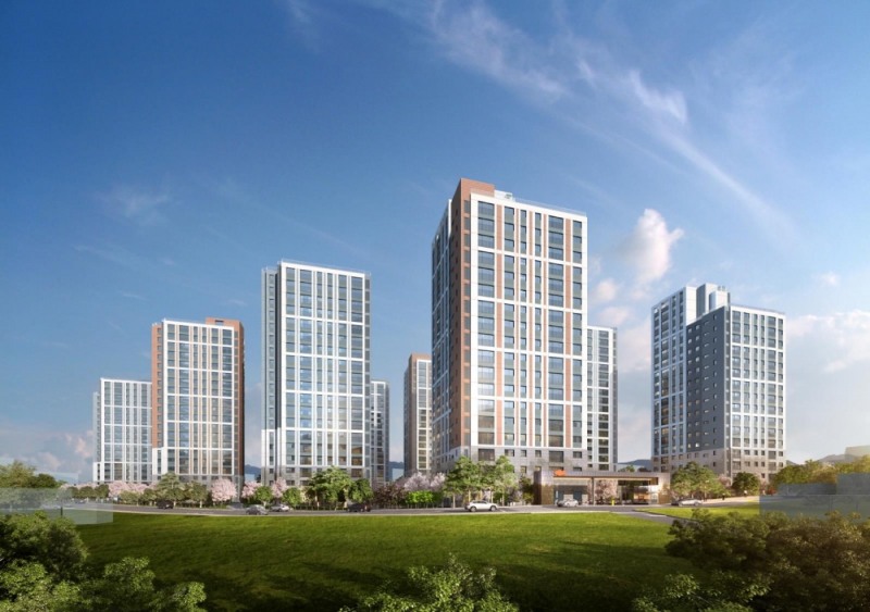 e편한세상 석림 더 노블 투시도.(사진=DL이앤씨)