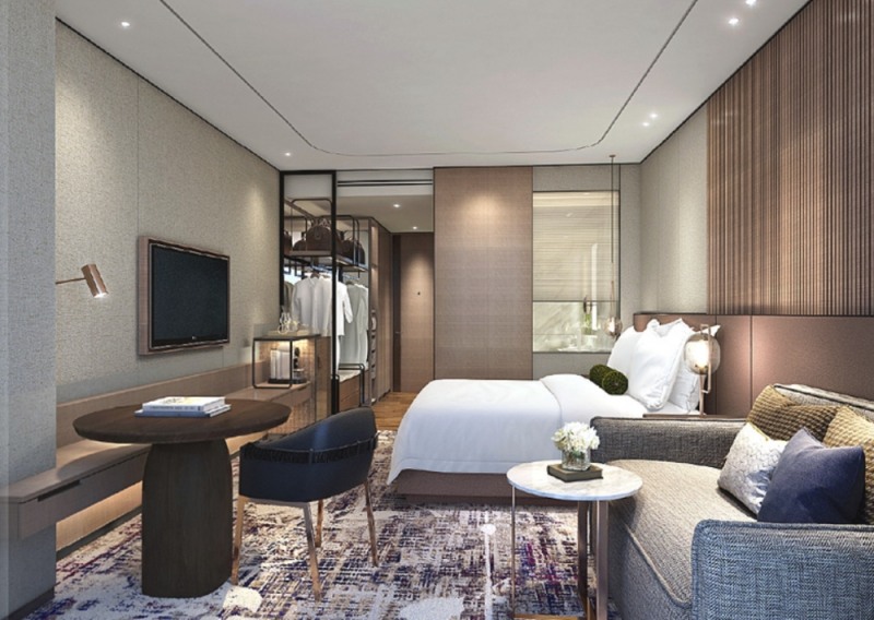 롯데호텔 월드 디럭스룸.(사진=롯데호텔 월드)