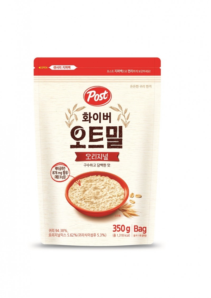 동서식품, ‘포스트 화이버 오트밀 오리지널’ 350g 대규격 출시