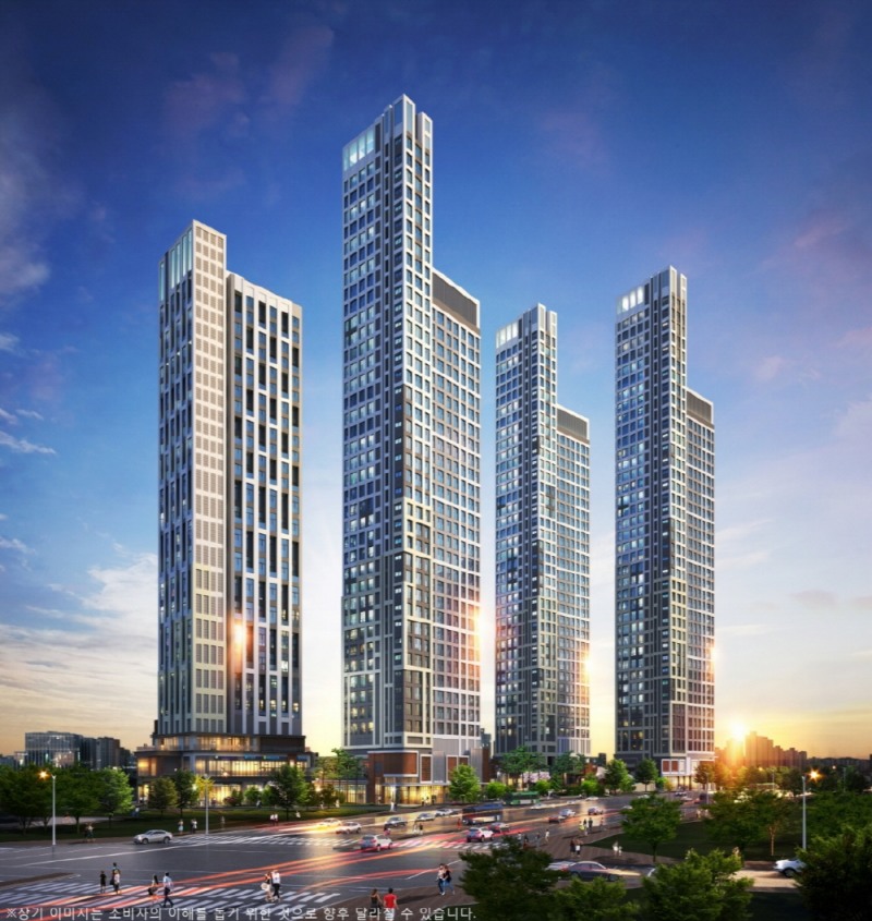 동탄역 금강펜테리움 더 시글로 투시도.(사진=금강주택)