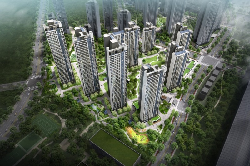 시티오씨엘 1단지 조감도.