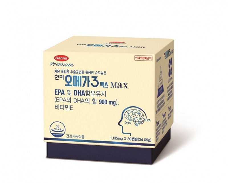 한미약품, 기억력∙혈행 개선 건기식 ‘한미 오메가3맥스’ ‘주목’