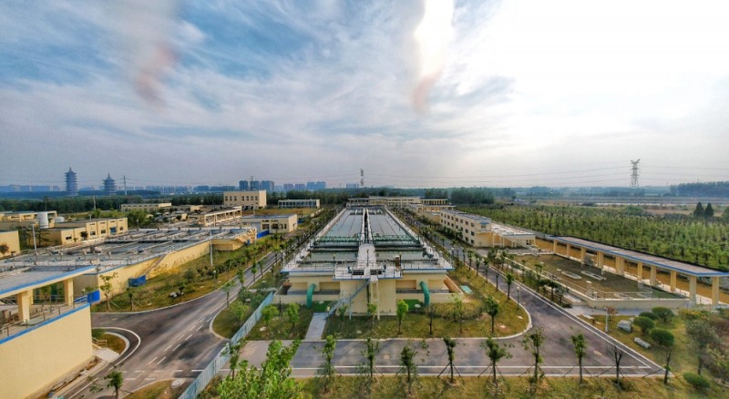 DL이앤씨가 지분을 인수한 중국 UW에서 운영하고 있는 수처리 사업장 전경.(사진=DL이앤씨)