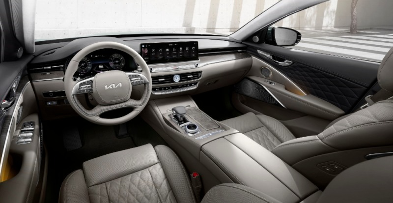 더 뉴 K9 실내.(사진=기아)