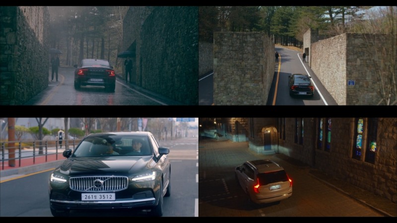 tvN 인기드라마 마인 속 볼보차량.(사진=볼보자동차코리아)