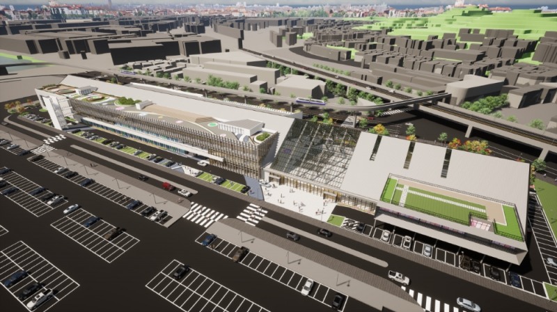 인천 8부두 상상플랫폼 개발사업 조감도.(사진=반도건설)