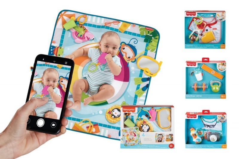 피셔프라이스 ‘홈캉스 포토존 워셔블 아기체육관’ 선보여