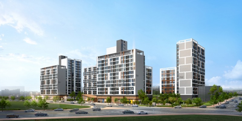 김포마송 B-7블록 국민임대주택 투시도.(사진=LH)