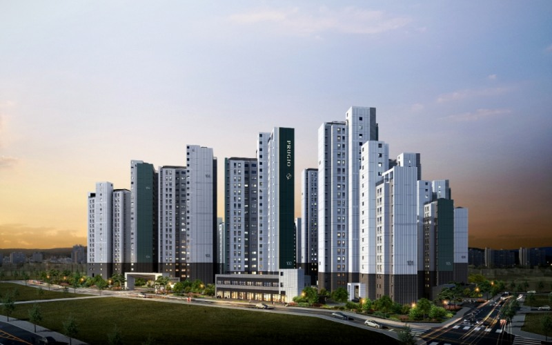 익산 푸르지오 더 퍼스트 투시도.(사진=대우건설)