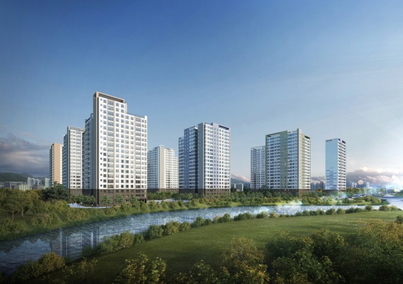 해링턴 플레이스 스마트밸리 투시도.(사진=효성중공업)