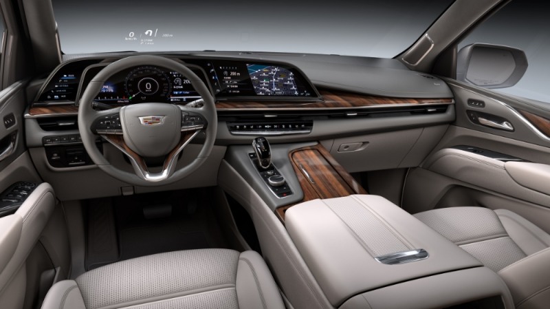 신형 에스컬레이드 실내.(사진=캐딜락코리아)