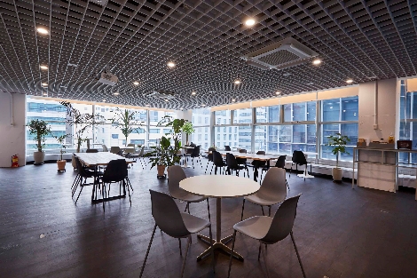 니트로 스튜디오 사내 카페 피트스탑 전경. 사진=넥슨