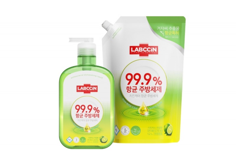 애경산업, 랩신 키친케어 항균 주방세제 출시