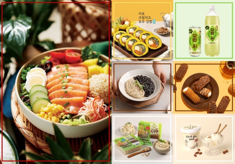 식음료업계, ‘컬러식품 변신’ 신(新) 다이어트식 뜬다