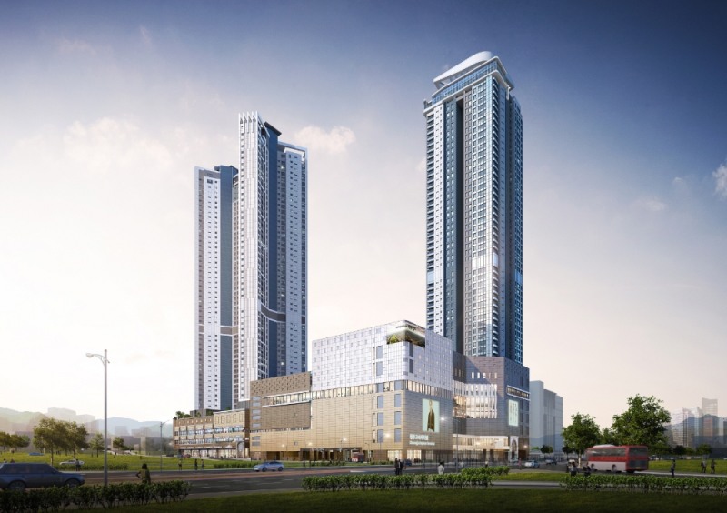 힐스테이트 청주 센트럴 투시도.(사진=현대엔지니어링)