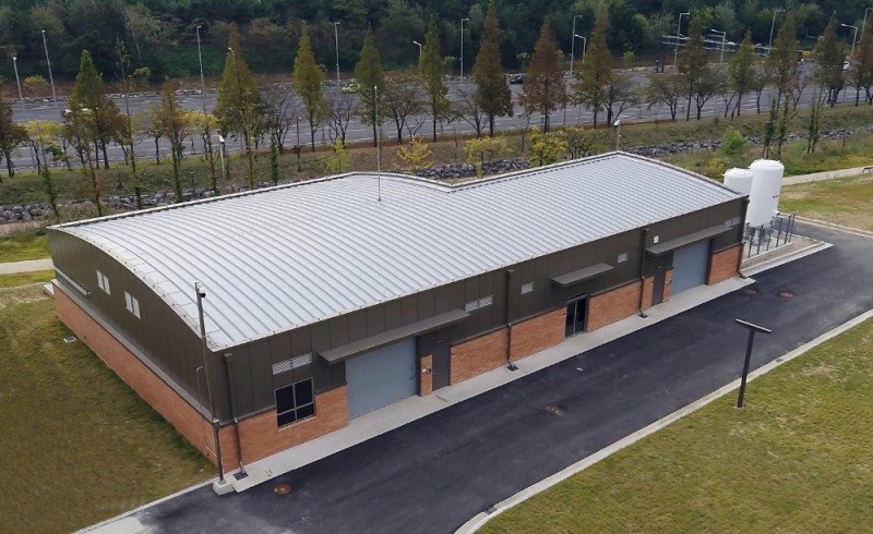 대우조선해양 시흥 R&D캠퍼스 내 친환경 연료 육상 시험소.(사진=대우조선해양)