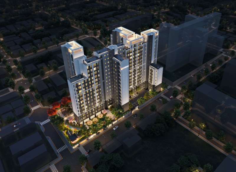 경기도 부천 삼익아파트1동 가로주택정비사업 조감도.(사진=호반건설)