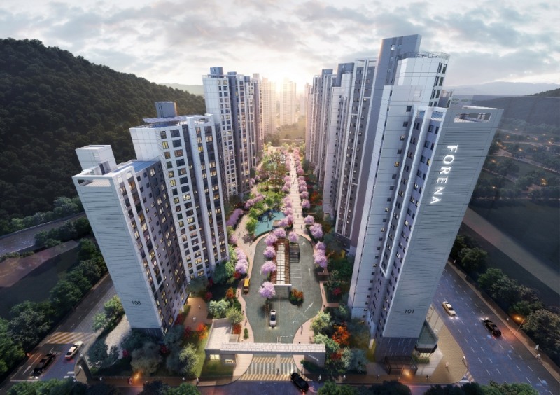 한화 포레나 부산덕천 2차 조감도.(사진=한화건설)