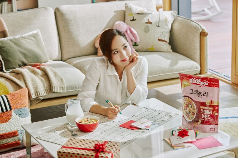 농심켈로그, 새로운 브랜드 모델로 배우 유진 선정