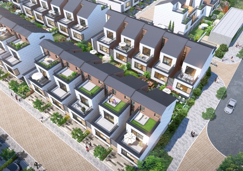 양주 옥정 라피네트 더 테라스 조감도.