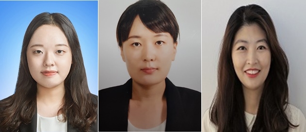 7월의 적극행정인(사진왼쪽부터 최우수 강동윤 관세행정관, 우수 제갈은진 관세행정관, 장려 류지연 관세행정관). (사진제공=부산본부세관)