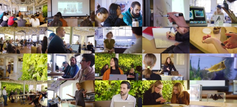 현대차그룹과 RISD 구성원들이 미래 도시 디자인을 주제로 공동연구하는 모습을 담은 영상의 스크린샷.(사진=현대자동차그룹)