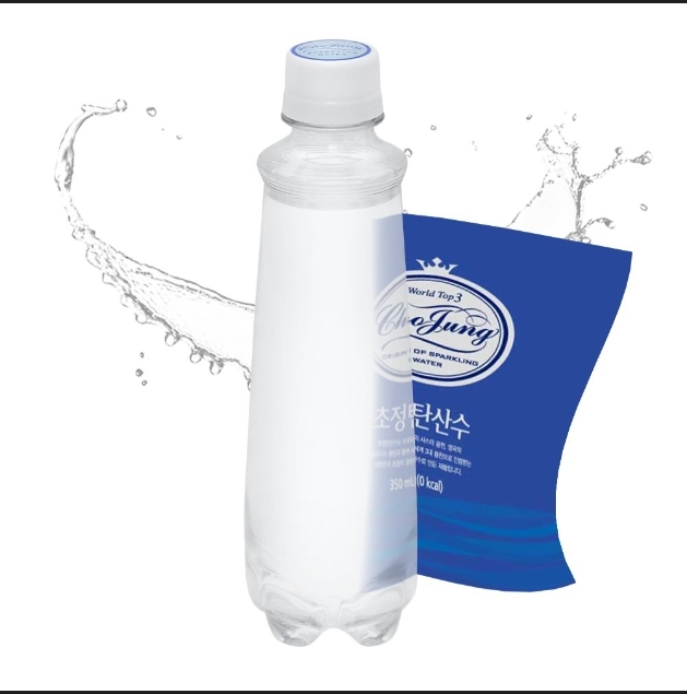 무라벨 초정탄산수 이미지.(사진=일화)