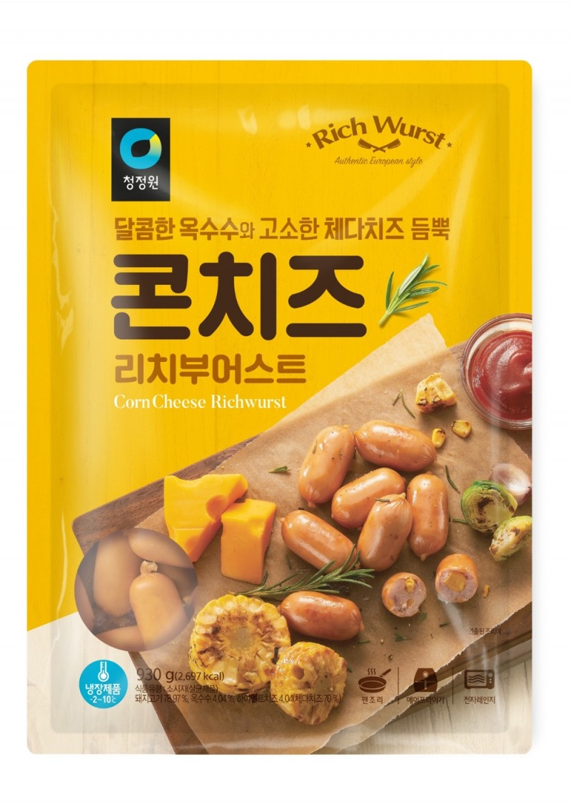 대상㈜ 청정원 ‘콘치즈 리치부어스트’ 선보여