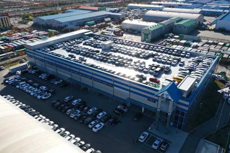 테슬라 전기차 시승센터가 운영되는 ATC 전경