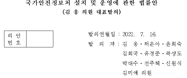 김웅 의원, ‘정보경찰 폐지’ 1호 법안 대표 발의
