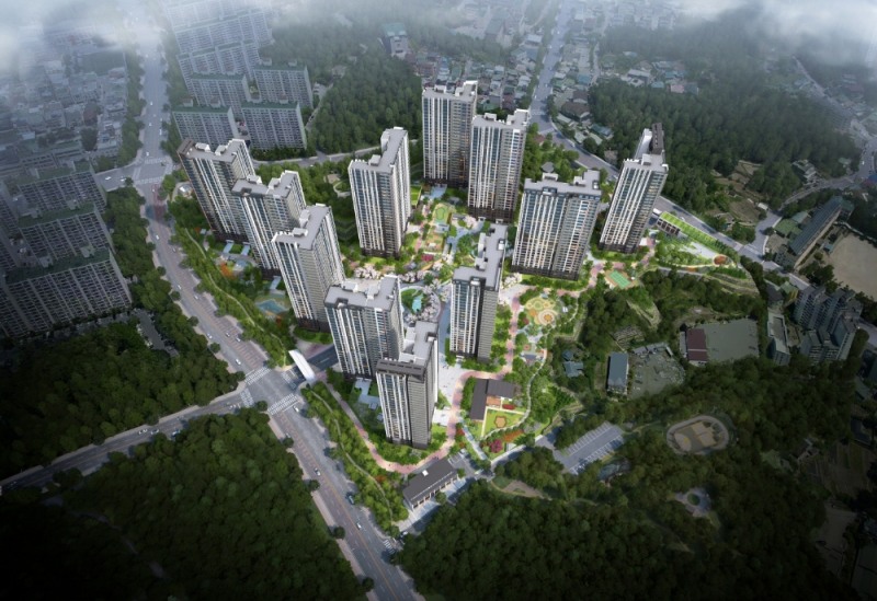 강릉 롯데캐슬 시그니처 조감도.(사진=롯데건설)