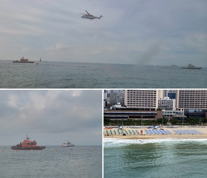 중학생 실종자 1명을 수색중이다.(사진제공=부산해양경찰서)