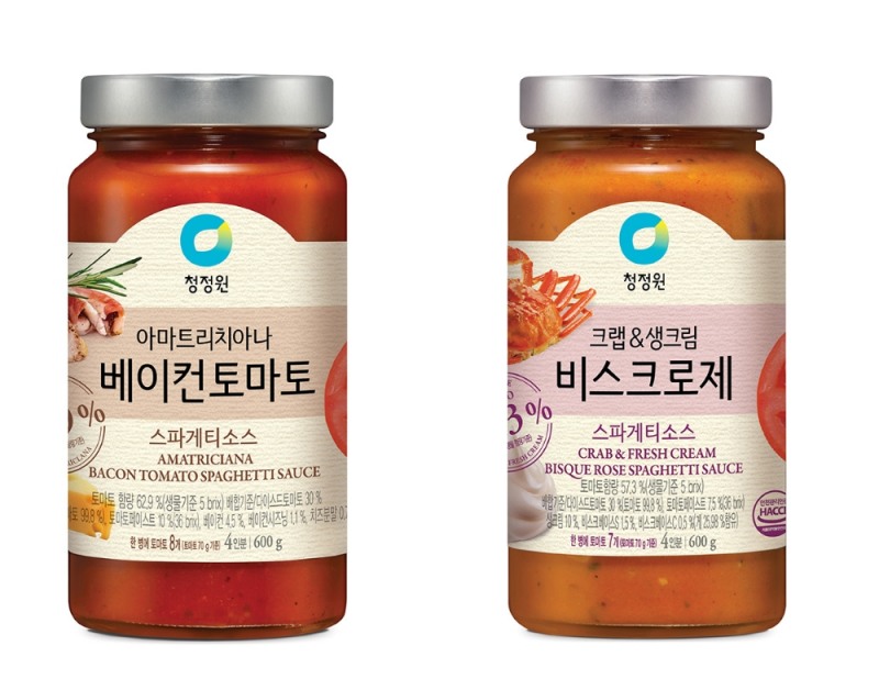 대상㈜ 청정원, 유럽 정통 스타일 ‘스파게티 소스’ 2종 선보여