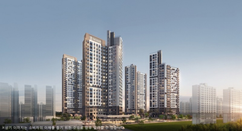 더샵 천안레이크마크 투시도.(사진=포스코건설)