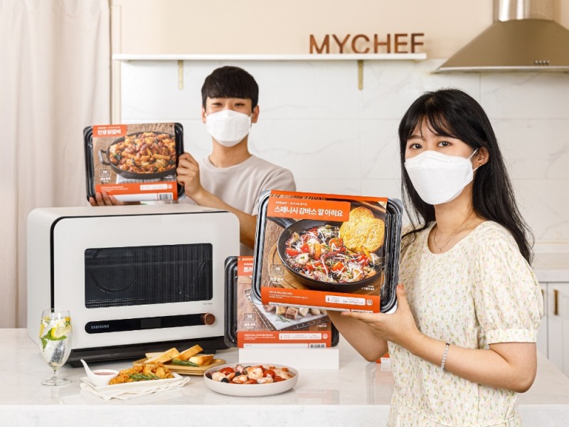 마이셰프, 삼성전자와 협업해 ‘비스포크 큐커 전용 밀키트’ 21종 선보여