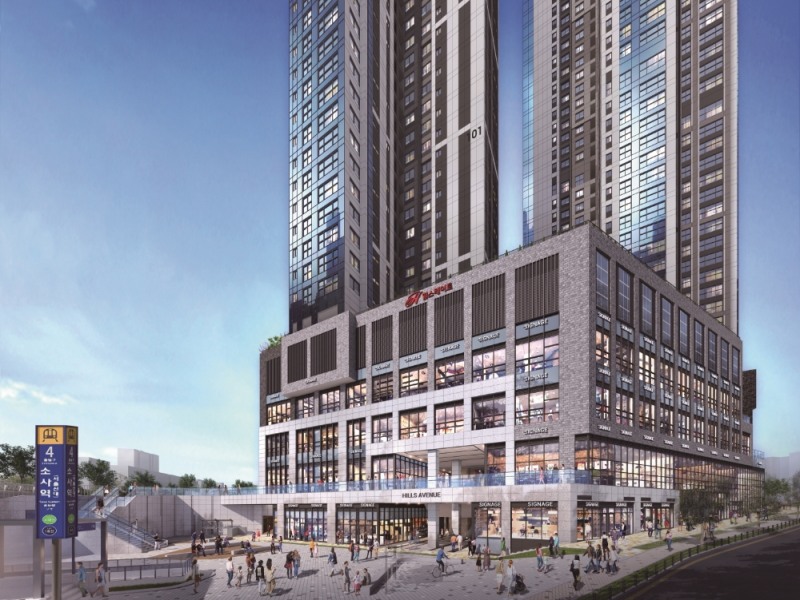 '힐스 에비뉴 소사역 투시도