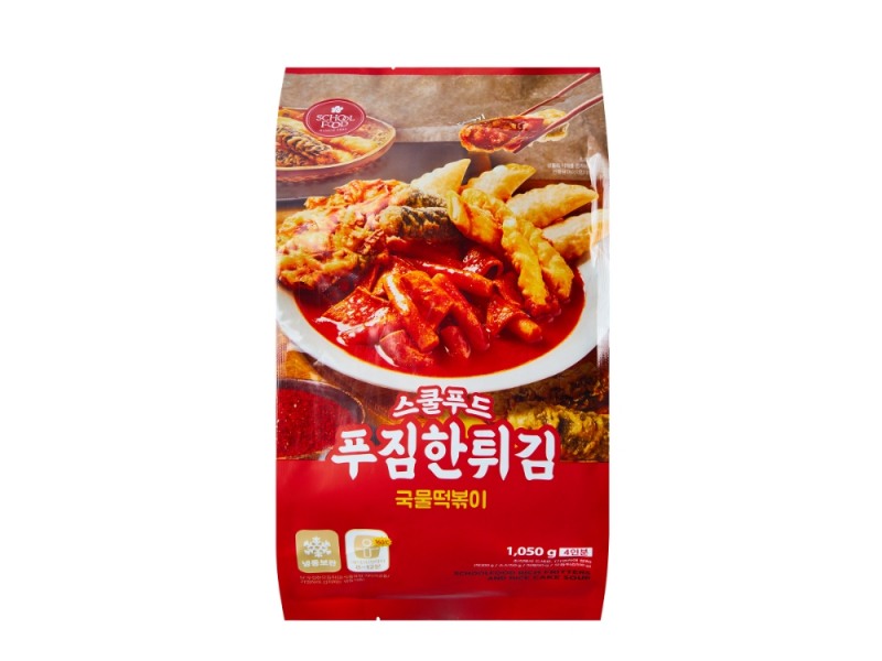 스쿨푸드, 가정간편식 ‘푸짐한 튀김 국물 떡볶이’로 유통망 확대