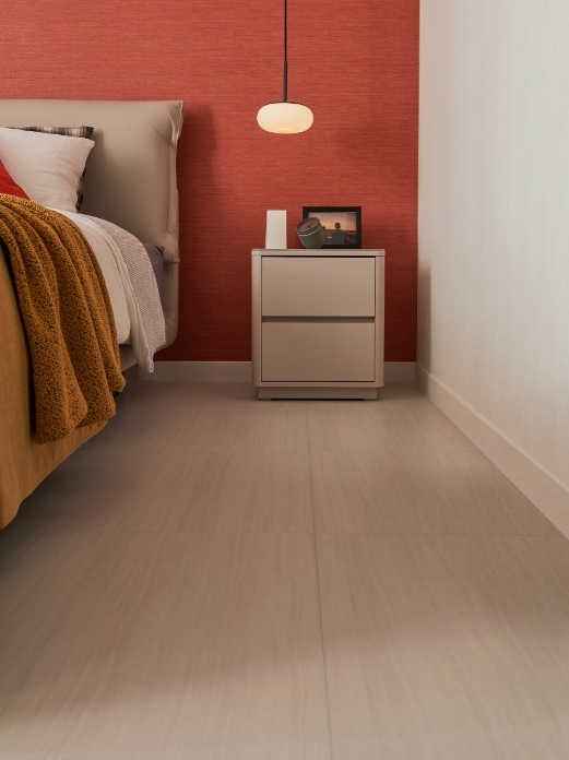 한샘 '휴(休)3.5' 바닥재 비앙코 실버.(사진=한샘)