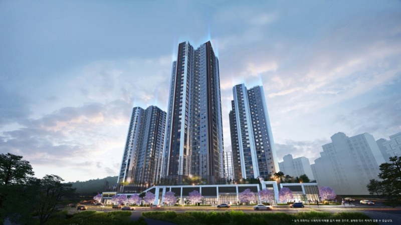 수지구청역 롯데캐슬 하이브 엘 투시도