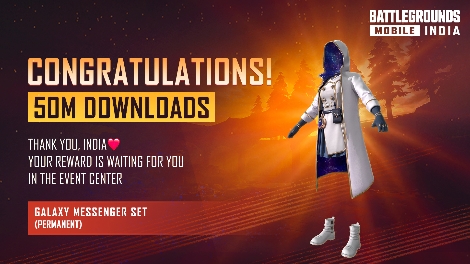 크래프톤 ‘배틀그라운드 모바일 인도’ 누적 다운로드 5,000만 돌파