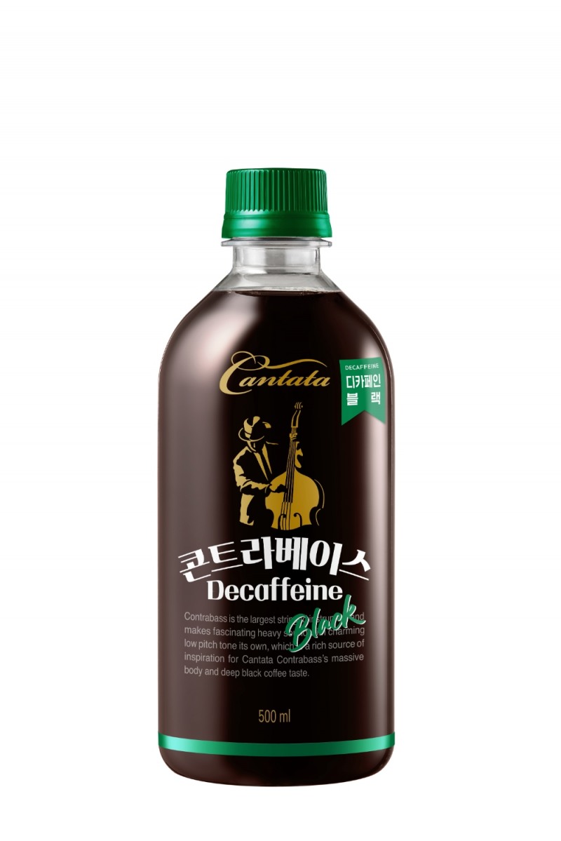 롯데칠성음료 ‘칸타타 콘트라베이스 디카페인 블랙’ 선보여