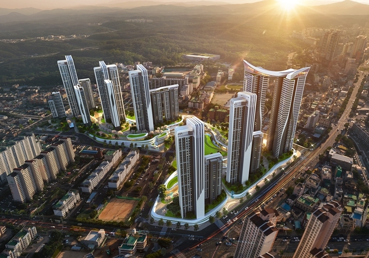 울산 남구 B-07구역 조감도.(사진=HDC현대산업개발)