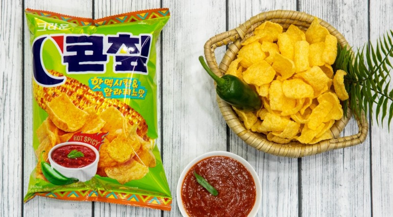 크라운 C콘칲 '핫멕시칸할라피뇨’ 출시 첫 달 100만 봉지 돌파