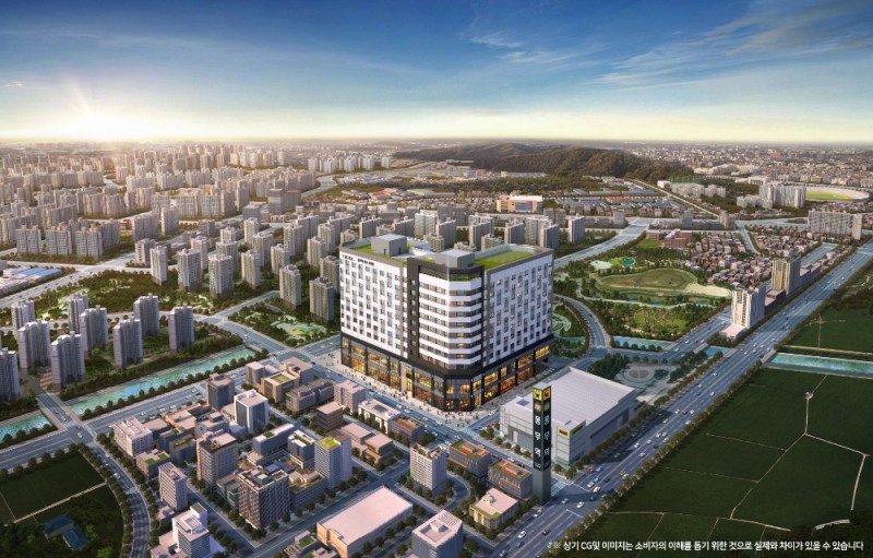 풍무역 파크 트루엘 광역조감도