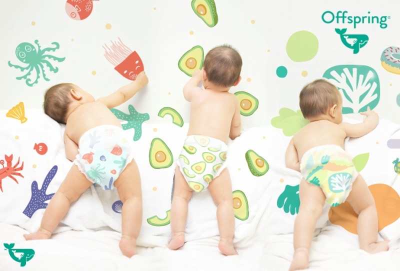 아가방앤컴퍼니 '오프스프링(Offspring) 기저귀' 선보여