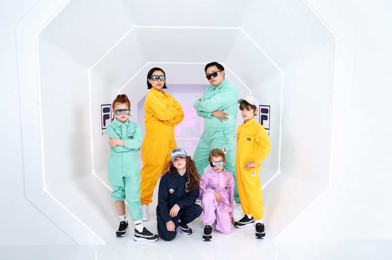 휠라 키즈 X 흔한남매 콜라보 2탄 ‘냐하별 우주탐험 컬렉션’ 선보여